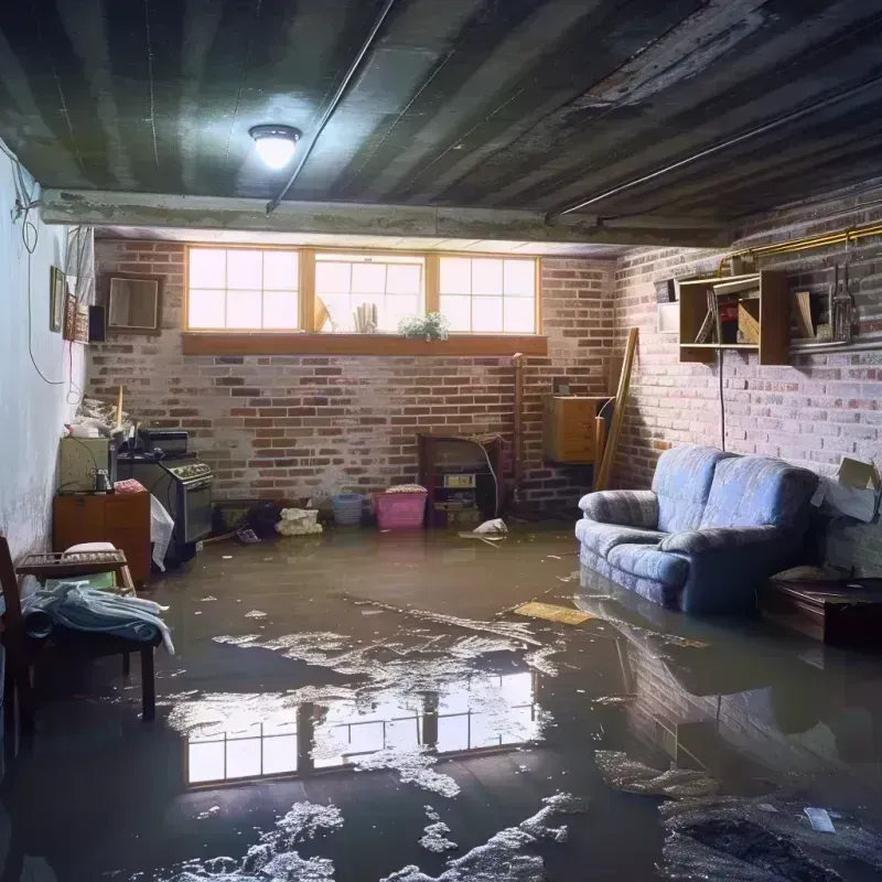 Flooded Basement Cleanup in Tuftonboro, NH